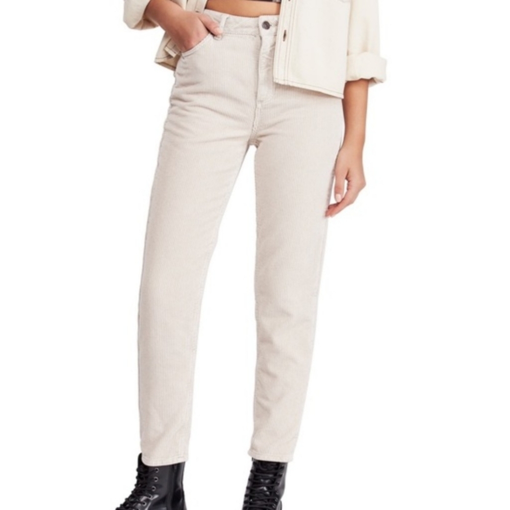 BDG Beige Corduroy Jeans